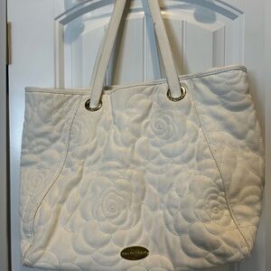 Big Buddah white floral embroidered purse